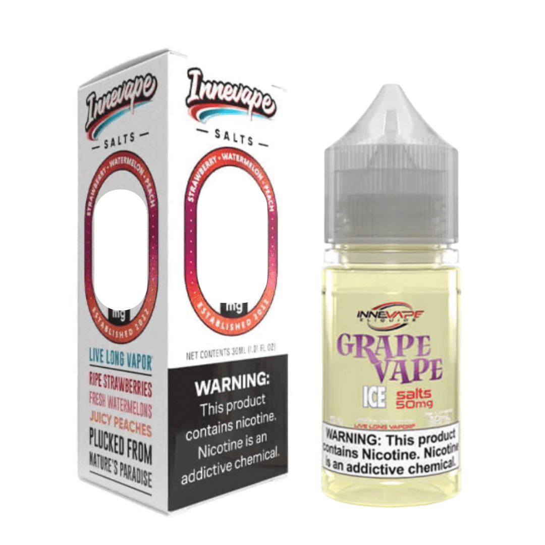 Grapevape Ice By Innevape Salt 30ml Bottle Orgasm Ice Nicotine Salt By  OneUp Vapors Menthol & Mint Australia